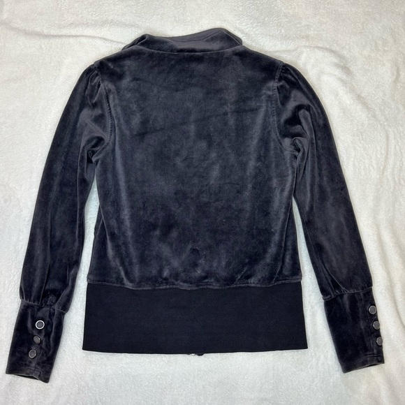 ADIDAS Women’s Velour Full Zip Jacket Large - Picture 2 of 4